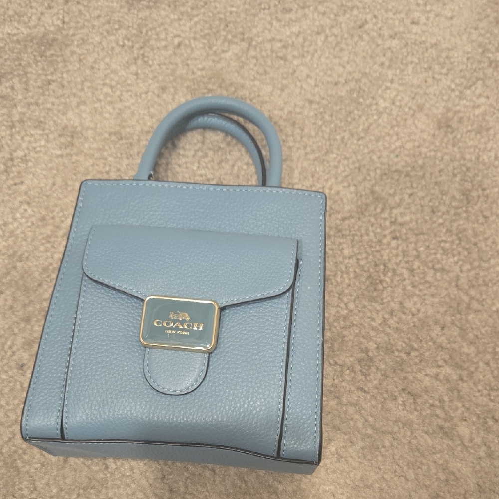 Coach Light Blue Mini Bag
